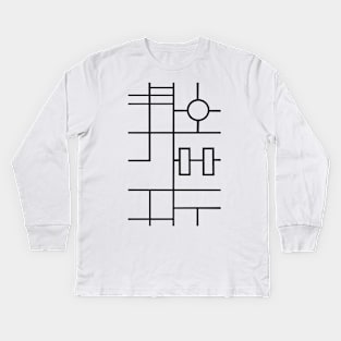 PS Grid Kids Long Sleeve T-Shirt